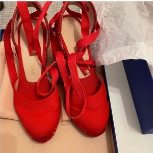 Stuart Weizman wedge espadrilles